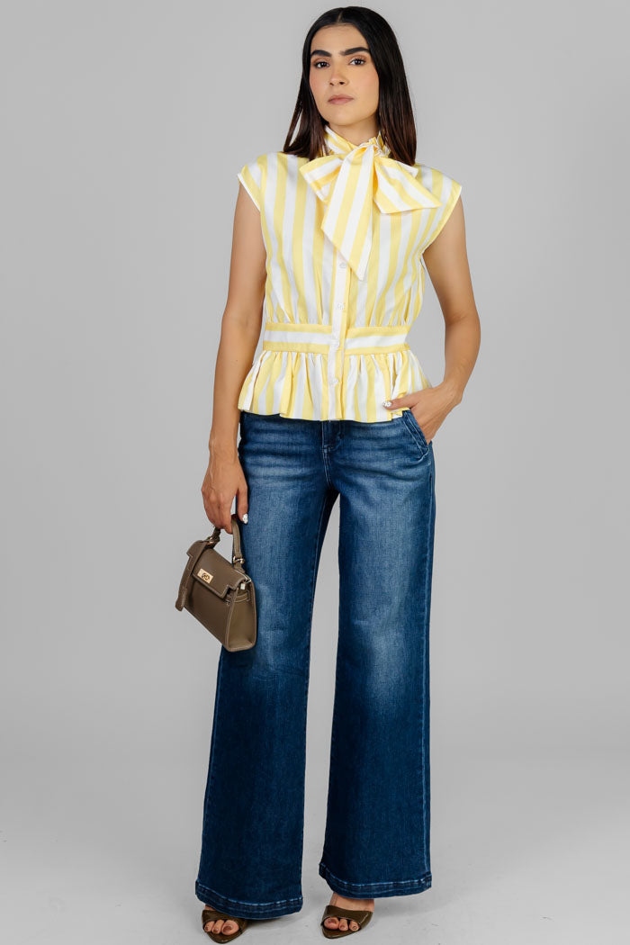 PANTALON JEANS AMPLIO CLASICO