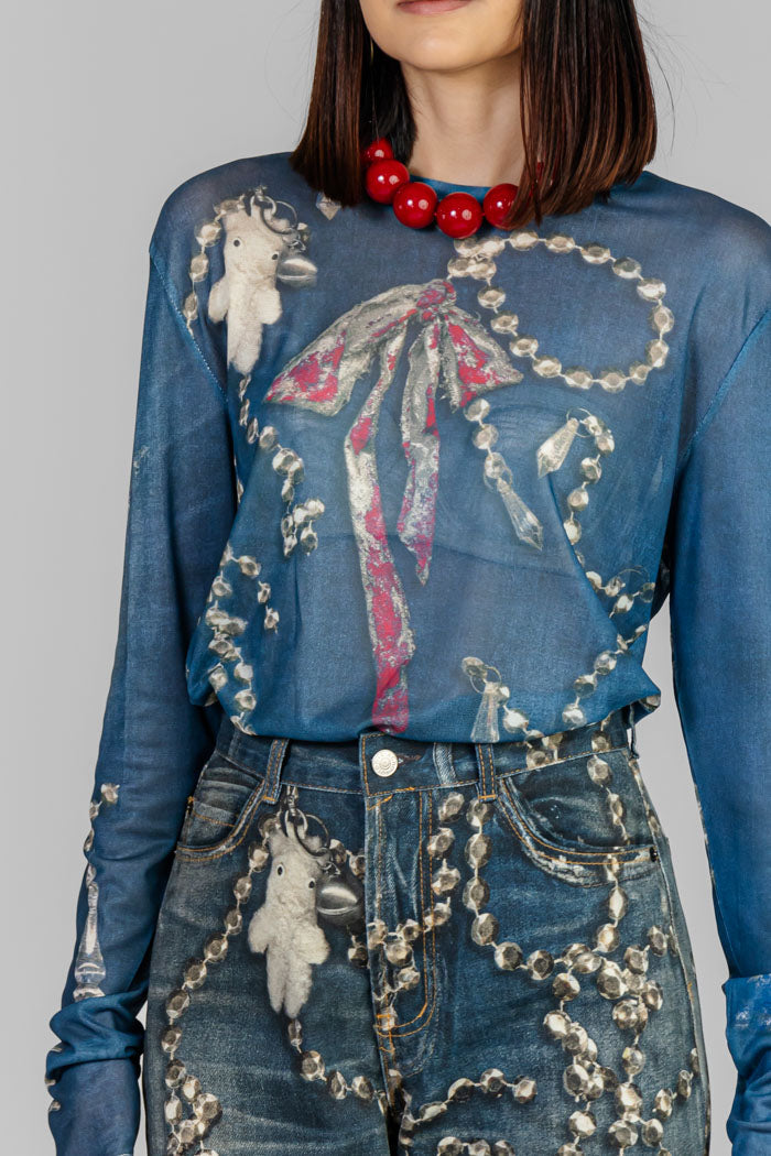 CONJUNTO TUL Y DENIM