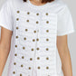 BLUSA BLANCA CON BOTONES