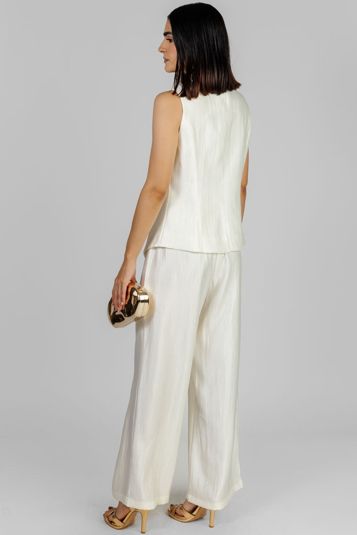 CONJUNTO BLANCO FLOREADO
