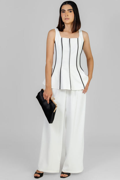 CONJUNTO BLANCO CON VIVOS