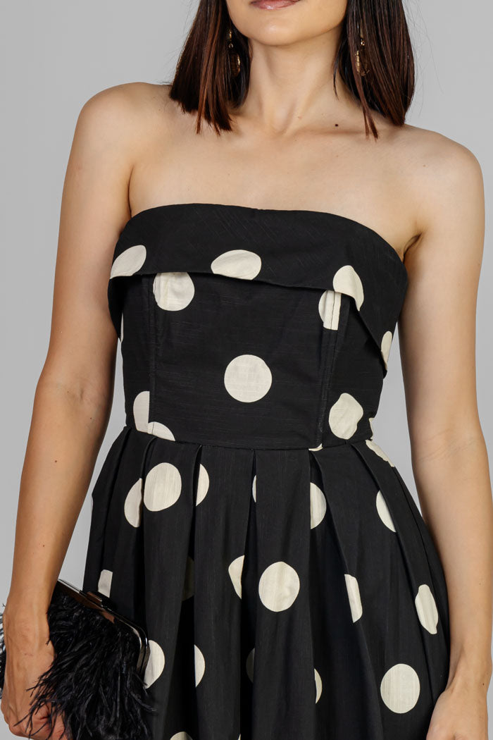 VESTIDO MAXI LUNARES