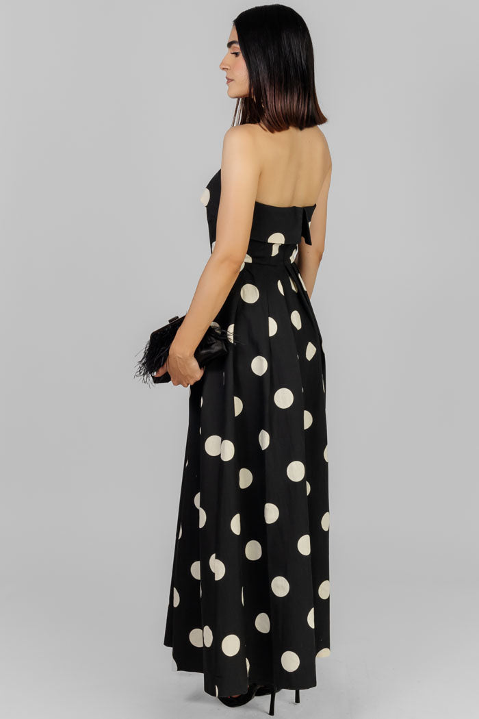 VESTIDO MAXI LUNARES