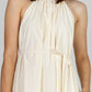 VESTIDO MIDI HALTER CRU