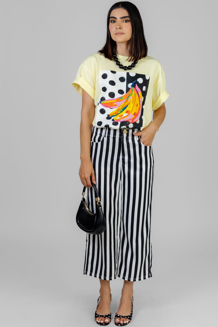 PANTALON RAYADO CULOTTE