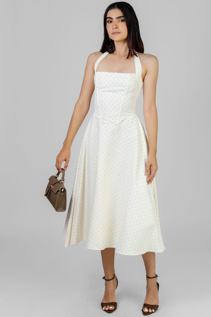 VESTIDO MIDI MINI LUNARES