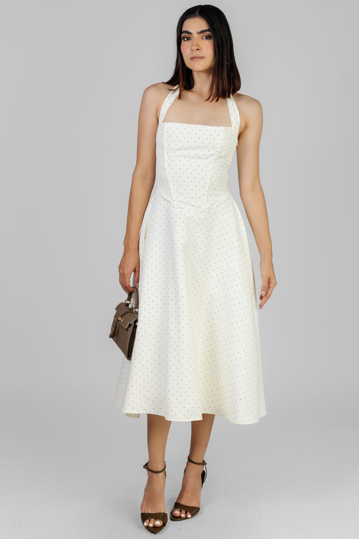 VESTIDO MIDI MINI LUNARES