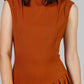 VESTIDO MIDI ASIMÉTRICO PLISADO