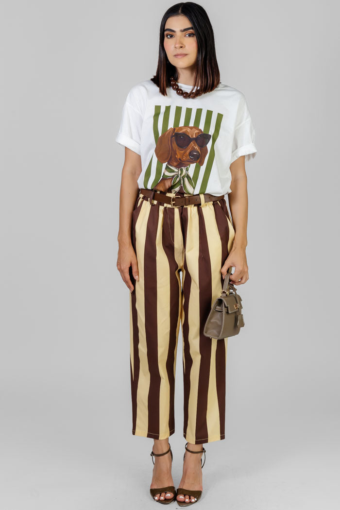 PANTALON A RAYAS CASUAL