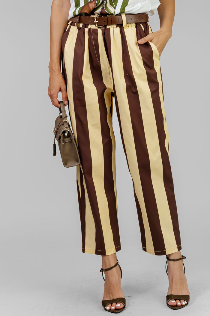 PANTALON A RAYAS CASUAL