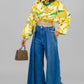 BLUSA ESTAMPADO BANANAS CROPTOP