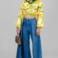 BLUSA ESTAMPADO BANANAS CROPTOP