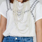 BLUSA ENCAJE CUELLO REDONDO