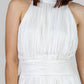 VESTIDO MAXI CON HOLANES