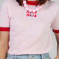 BLUSA ROSA TEXTURIZADA