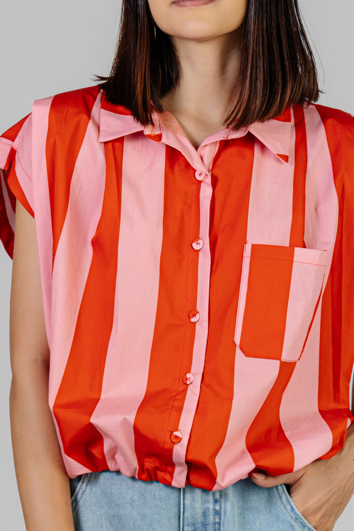 BLUSA RAYADA ESTILO CASUAL