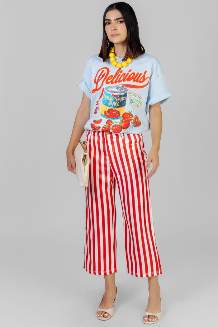 PANTALON RAYADO CULOTTE