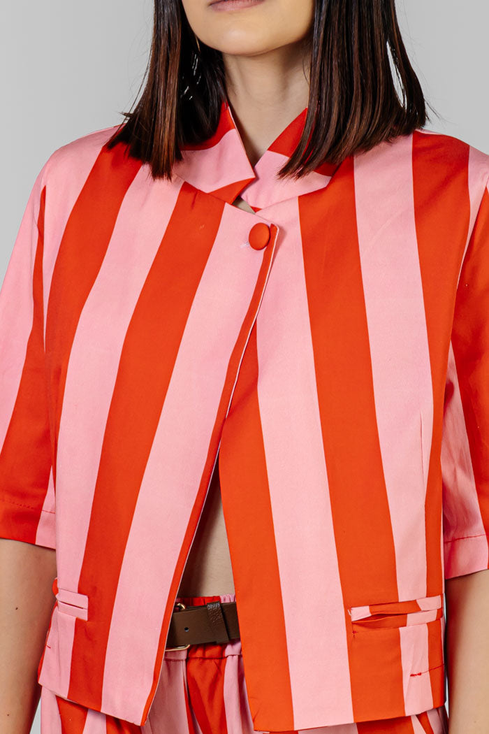 CONJUNTO RAYAS BICOLOR