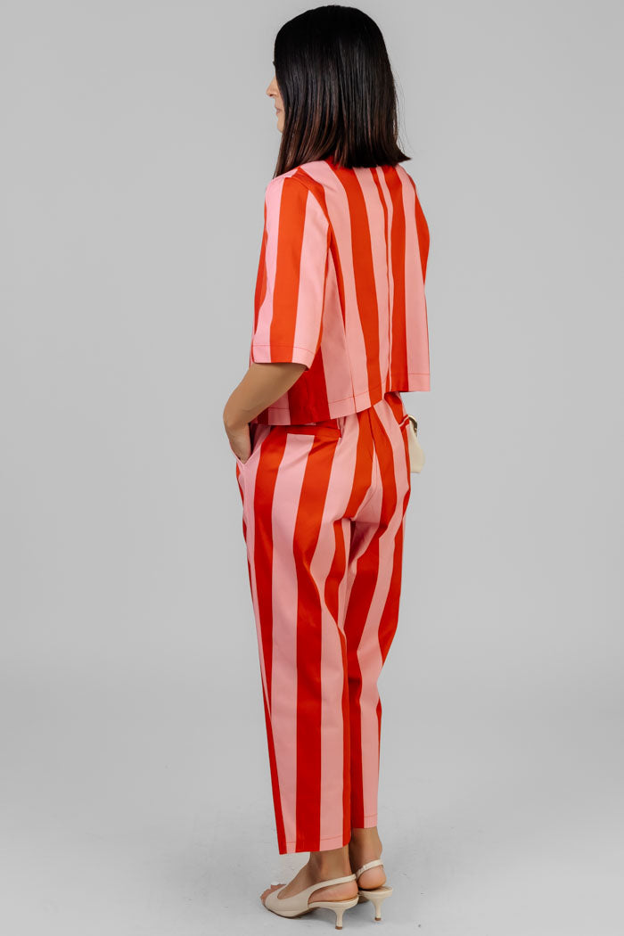 CONJUNTO RAYAS BICOLOR