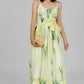 VESTIDO MIDI FLORAL AMARILLO