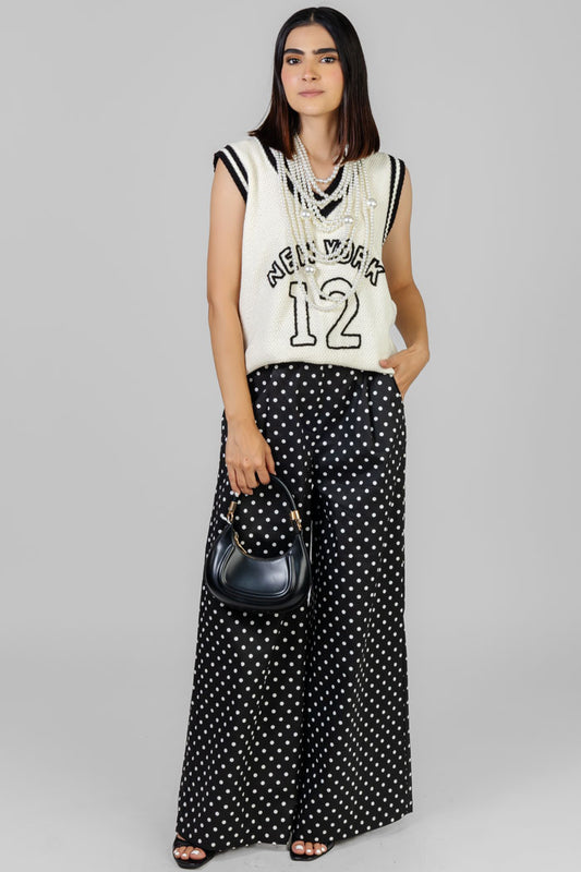 PANTALON ESTAMPADO LUNARES