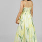 VESTIDO MIDI FLORAL AMARILLO