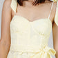 VESTIDO MIDI AMARILLO FLORAL