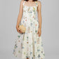 VESTIDO MIDI ROMANTICO FLORAL