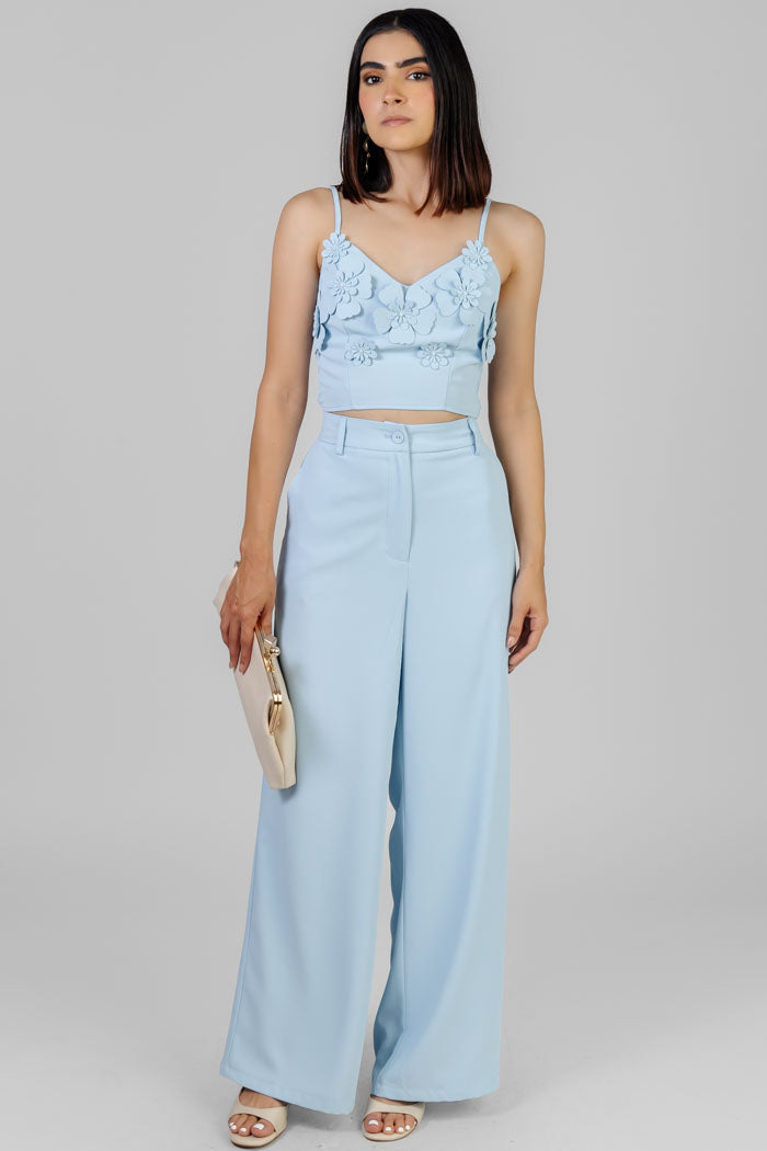 CONJUNTO FLORAL TIRANTES