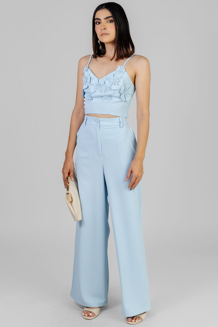 CONJUNTO FLORAL TIRANTES