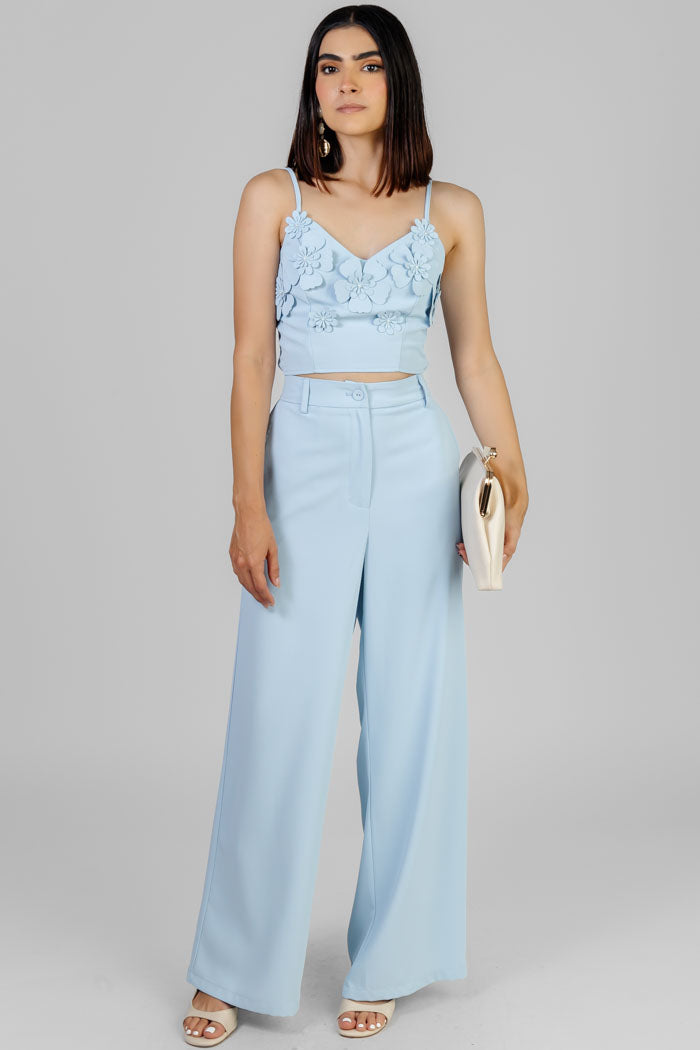 CONJUNTO FLORAL TIRANTES