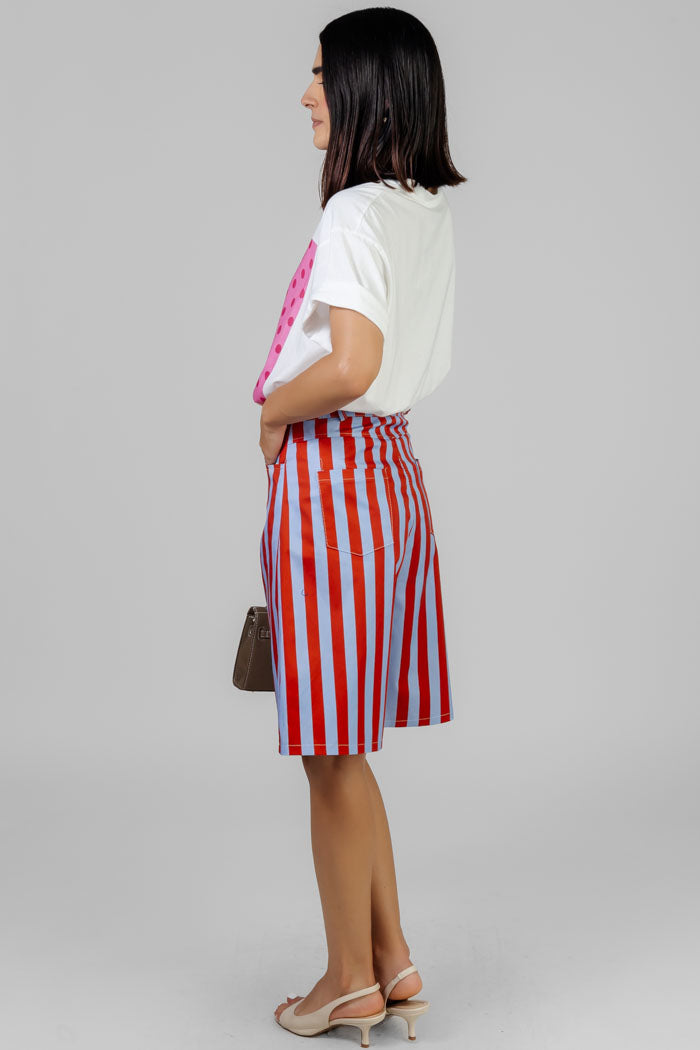 CONJUNTO VIBRANTE BERMUDA Y PLAYERA