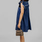 VESTIDO AZUL CON VIVOS