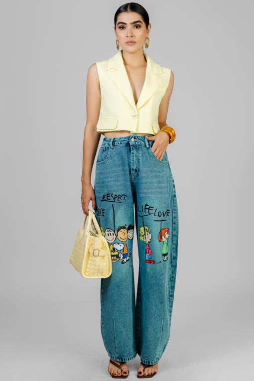 CHALECO CROP TOP