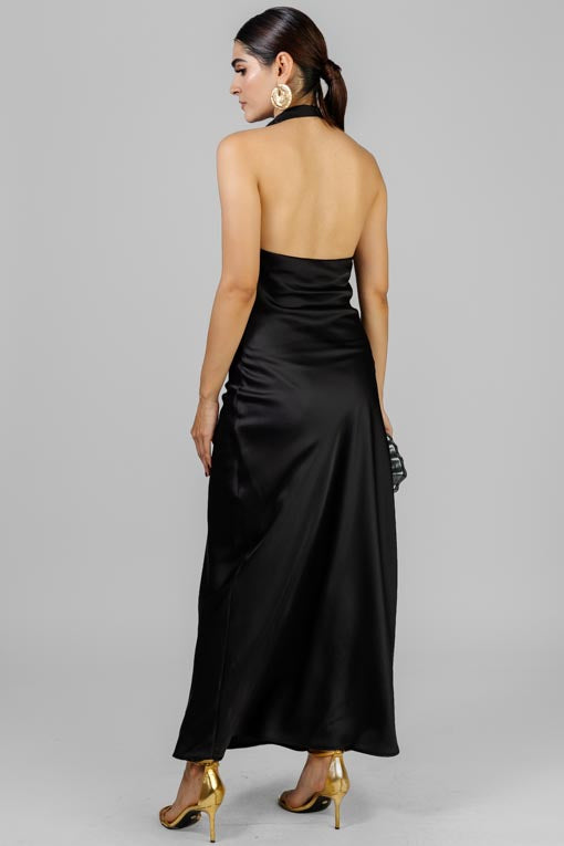 VESTIDO HALTER HEBILLA