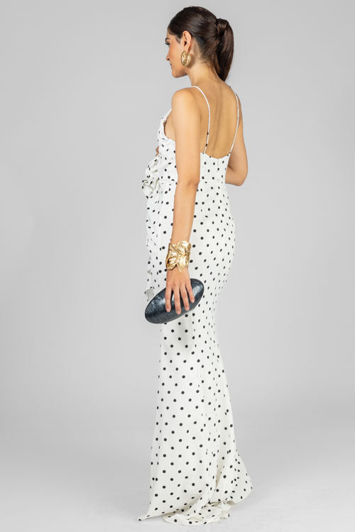 VESTIDO POLKA FLOR