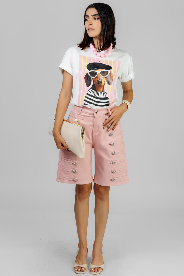 BLUSA ESTAMPADA PARISINA DOGGY