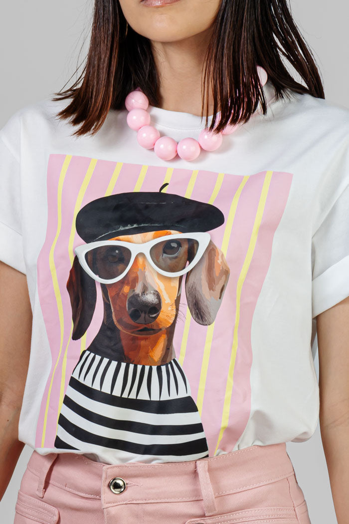 BLUSA ESTAMPADA PARISINA DOGGY