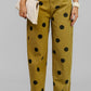 PANTALÓN LUNARES MOSTAZA
