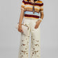 PANTALON OFF-WHITE CALADO