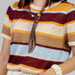 BLUSA A RAYAS MULTICOLOR
