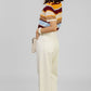 BLUSA A RAYAS MULTICOLOR
