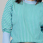 BLUSA A RAYAS CASUAL