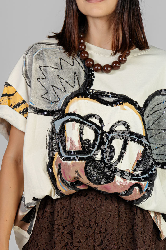BLUSA ESTAMPADA OVERSIZE