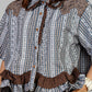 BLUSA LACE CON VOLANTES