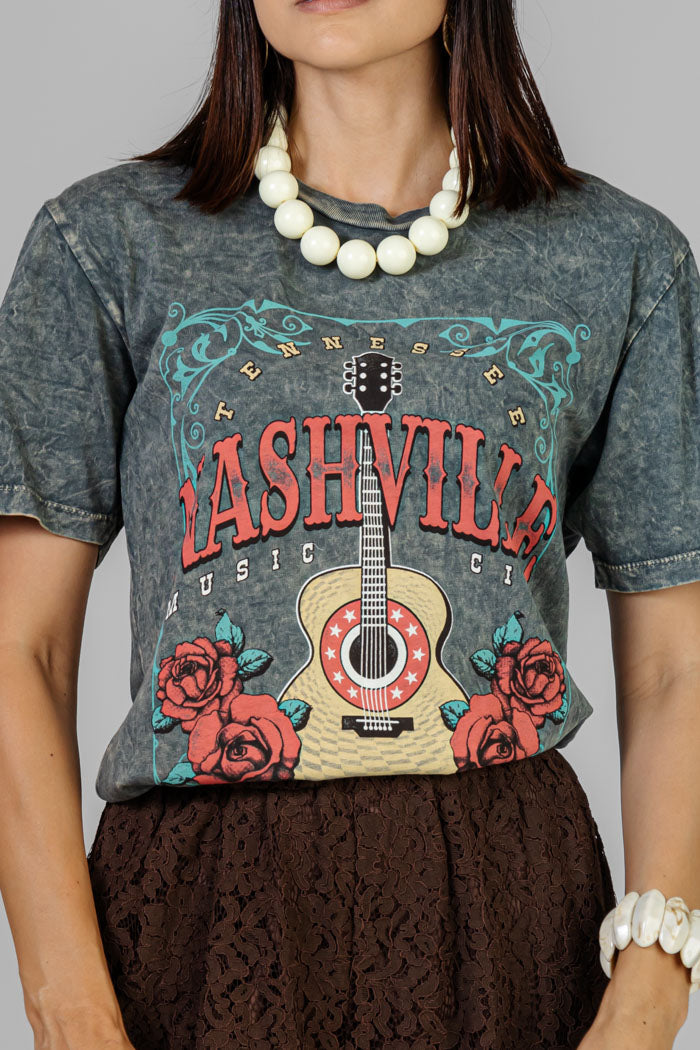 PLAYERA ESTAMPADO NASHVILLE VINTAGE