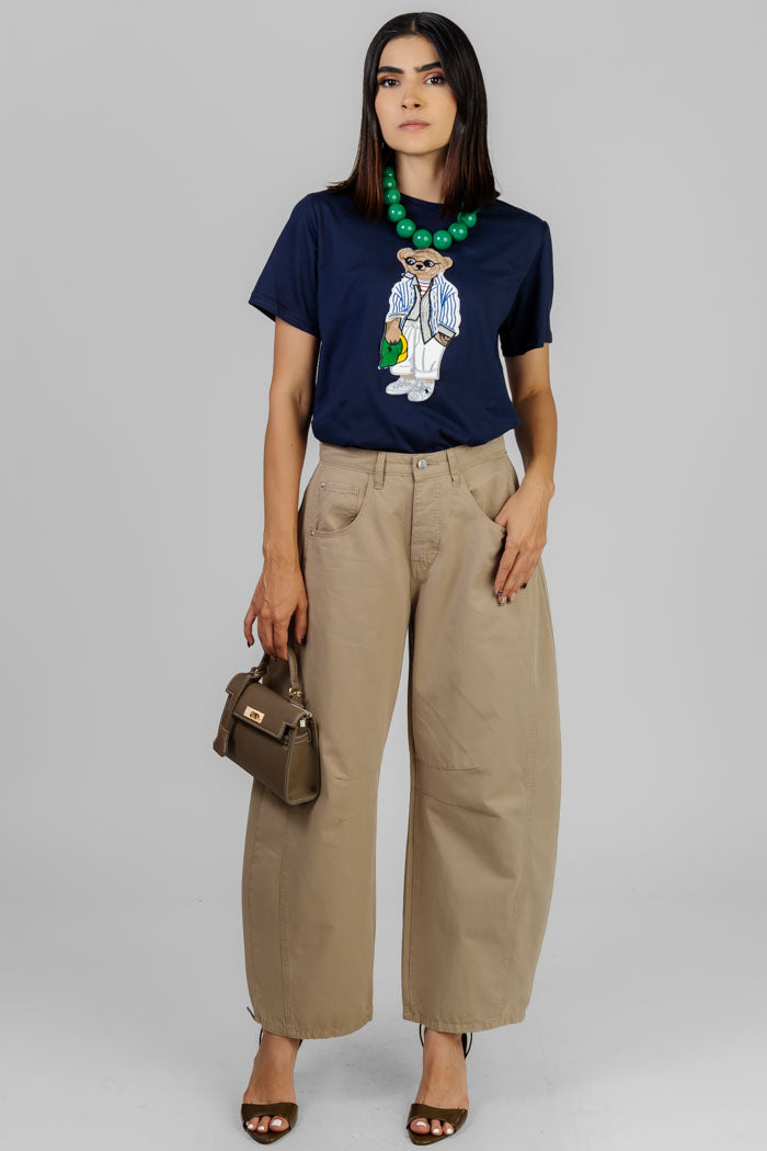 BLUSA ESTAMPADO OSO AZUL