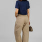 PANTALON BEIGE WIDE LEG