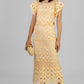 VESTIDO MIDI EN ENCAJE
