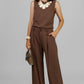 CONJUNTO ELEGANTE COLOR CHOCOLATE